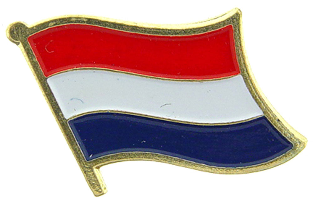 INTERNATIONAL, HOLLAND NETHER Flag - Original Artwork, Expertly Designed PIN - 1"