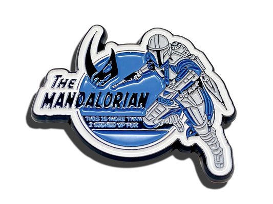 Disney's STAR WARS, THE MANDALORIAN PIN - Mandalorian Comic Officially Licensed Premium Baby Yoda Enamel Lapel PIN