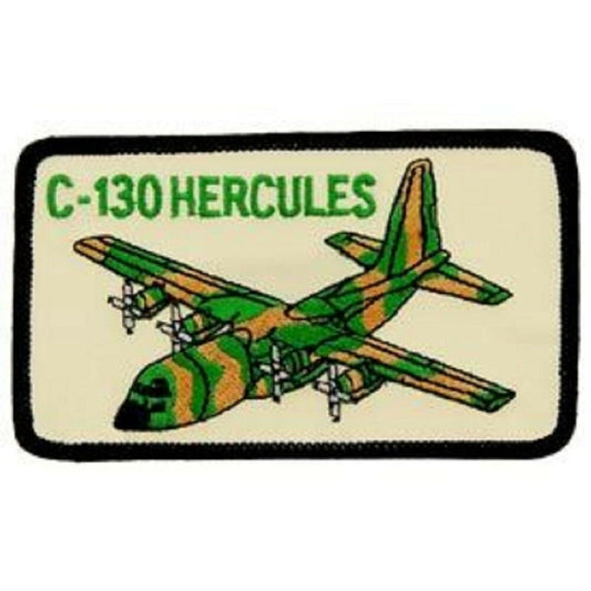 USAF, C-130 HERCULES - Embroidered Patches, Iron On Patch - 3.5"
