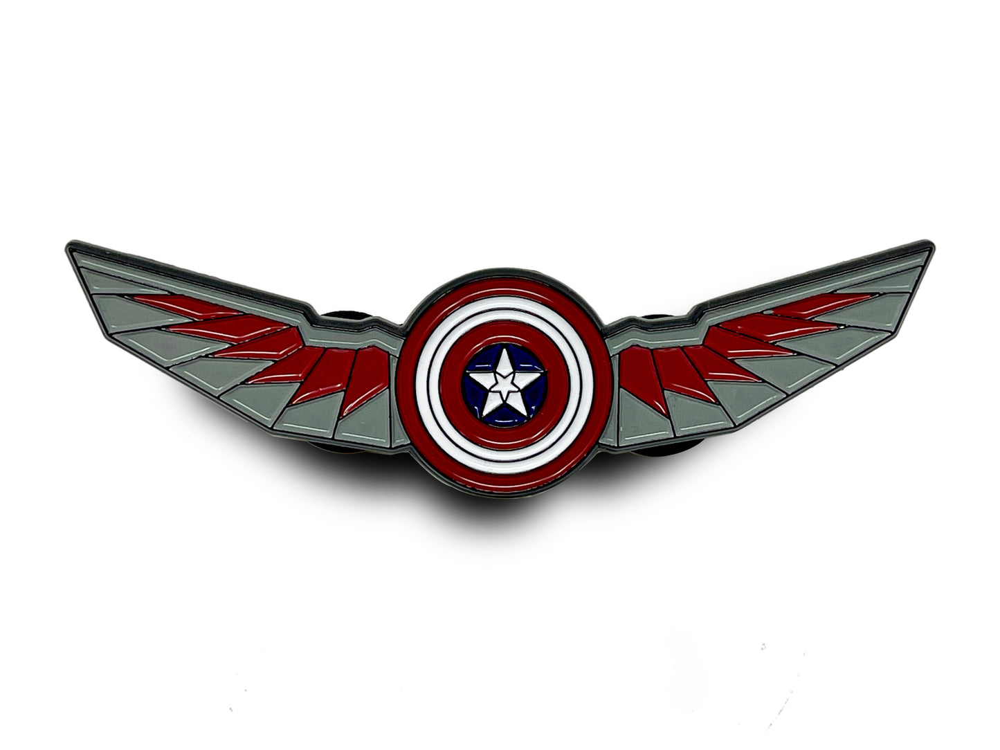 THE FALCON WINGS w/ CAPTAIN AMERICA SHIELD PIN - Official Marvel Disney+ THE FALCON AND THE WINTER SOLDIER Lapel PIN