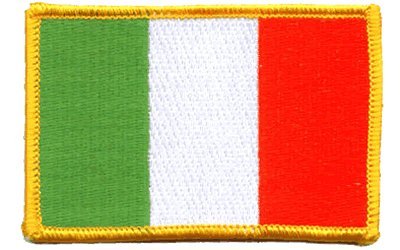 Ireland iron-on embroidered patch
