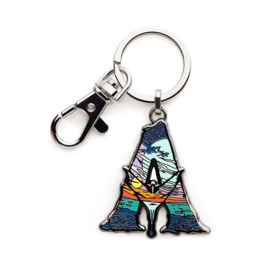 AVATAR 2 THE WAY OF WATER Disney's Official LOGO KEYCHAIN - 4cm x 4.3cm