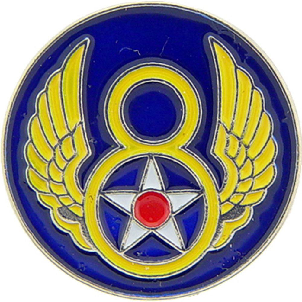 UNITED STATES AIR FORCE 008TH MINI - Original Artwork, Expertly Designed PIN - 0.75"