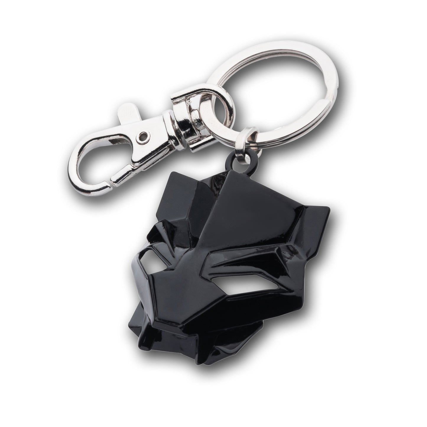 Official Marvel BLACK PANTHER WAKANDA FOREVER 3D HEAD MASK METAL KEYCHAIN, 3.5cm x 3.75cm