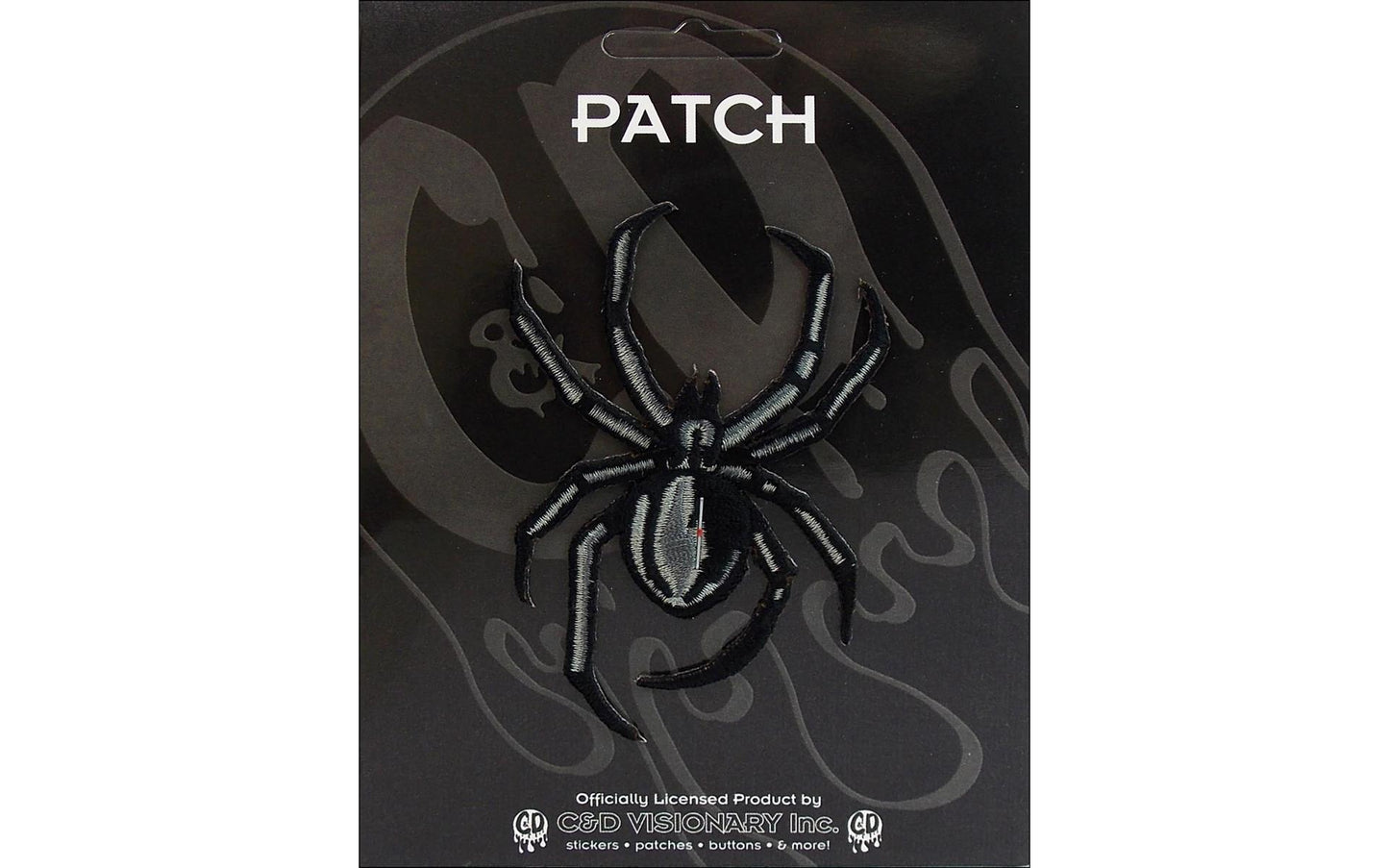 SPIDERS BLACK WIDOW, Officially Licensed, Iron-On / Sew-On, Embroidered PATCH