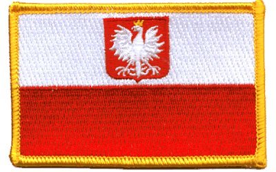 Poland iron-on embroidered patch