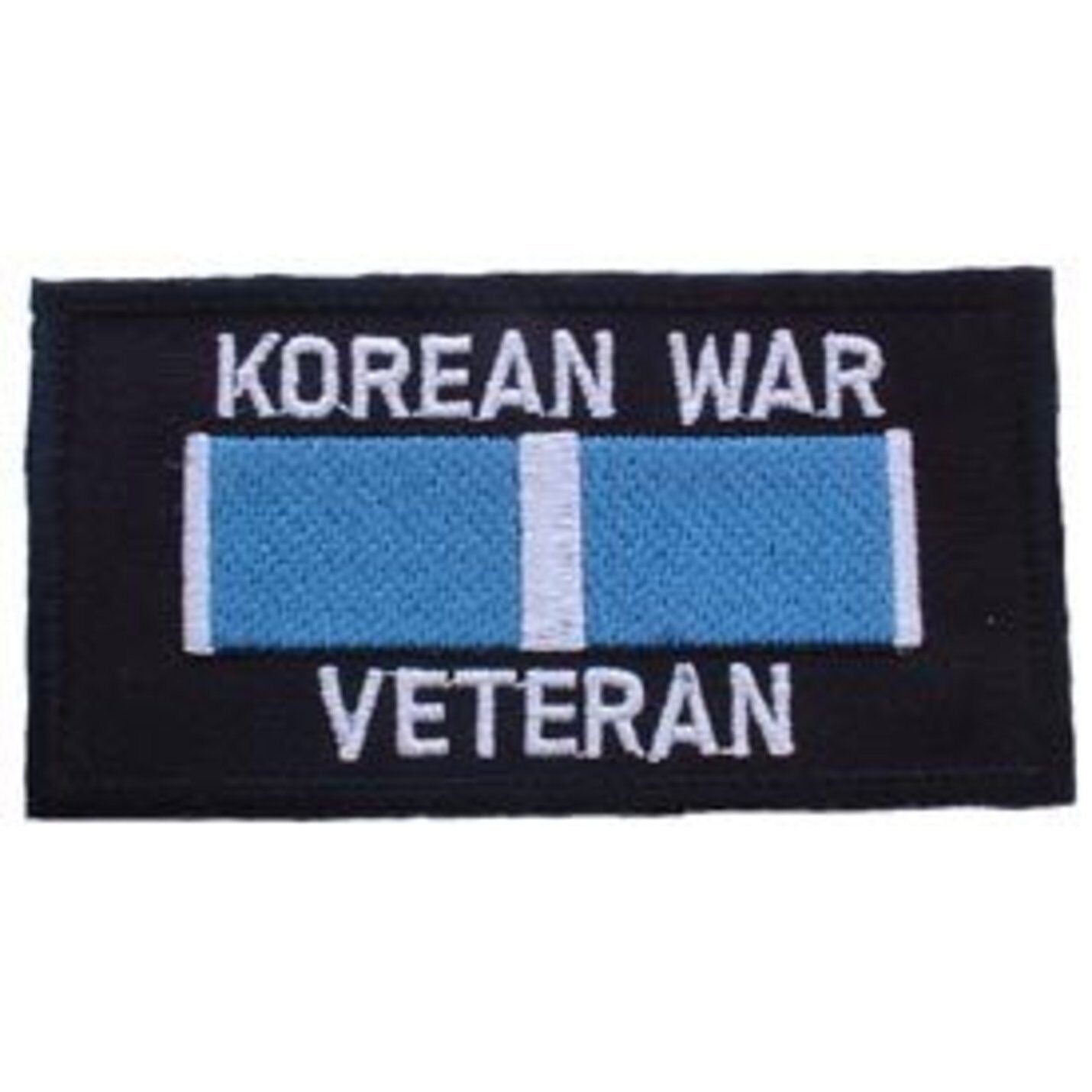 KOREA WAR VETERAN PATCH - Officially Licensed Korean War United States Patriotic Sew On / Iron On Patch - 4" x 2.125"