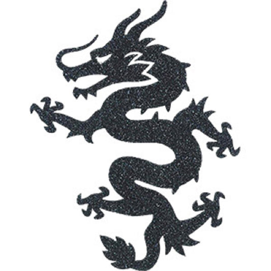 Large Dragon Head Patch - Sew Iron on, Original Artwork - Dragon Embroidered Patch - 3" x 3.86"