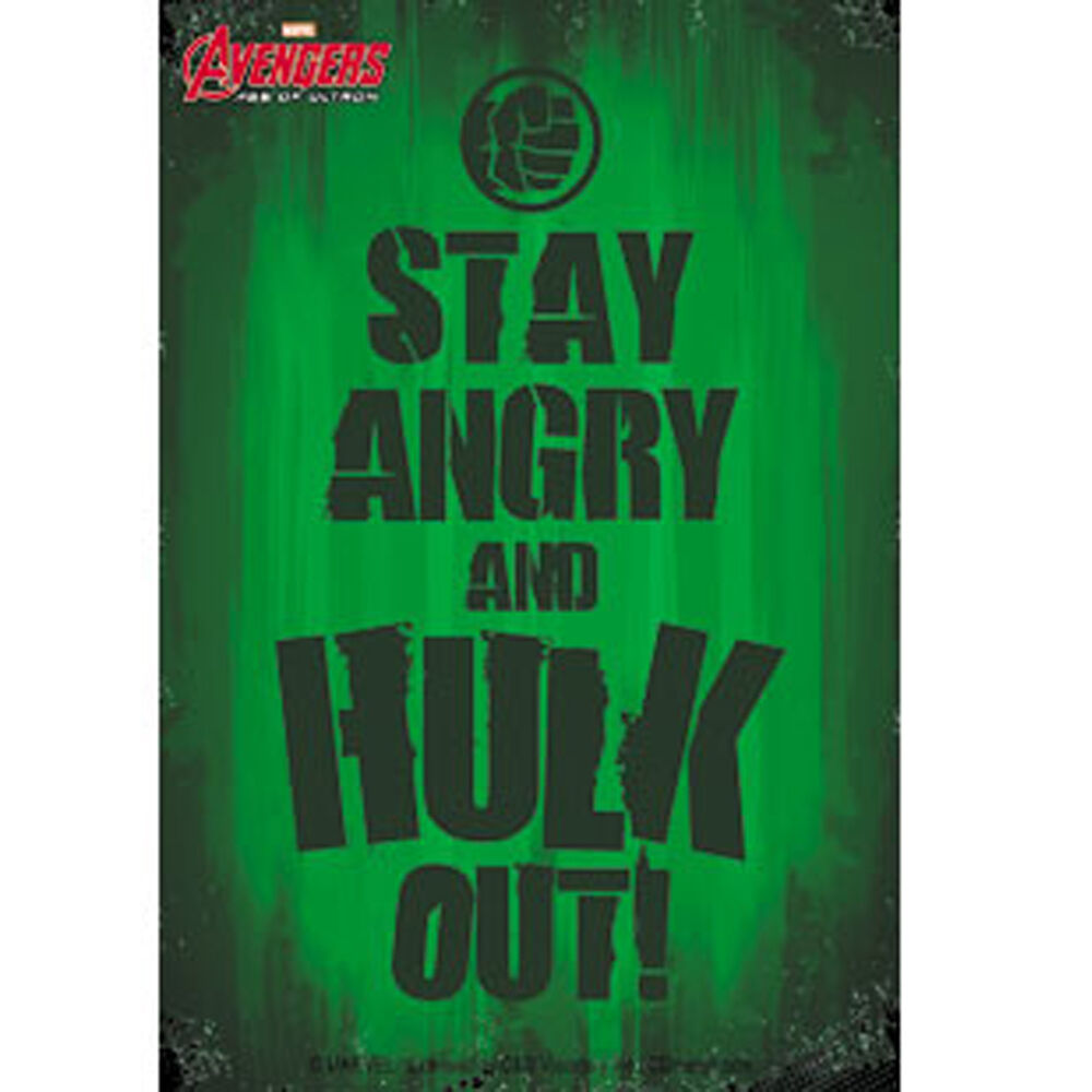 C&D Visionary The Avengers 2 Movie Age of Ultron Hulk Out Sticker