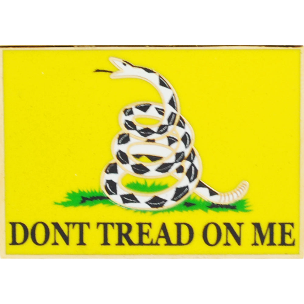 USA & PATRIOTIC, DON'T TREAD ON ME - Original Artwork, Expertly Designed PIN - 1.5"