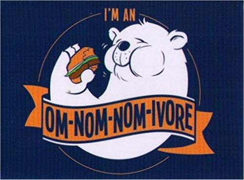 I'm an Om-Nom-Nom-Ivore Bear Magnet SM4501