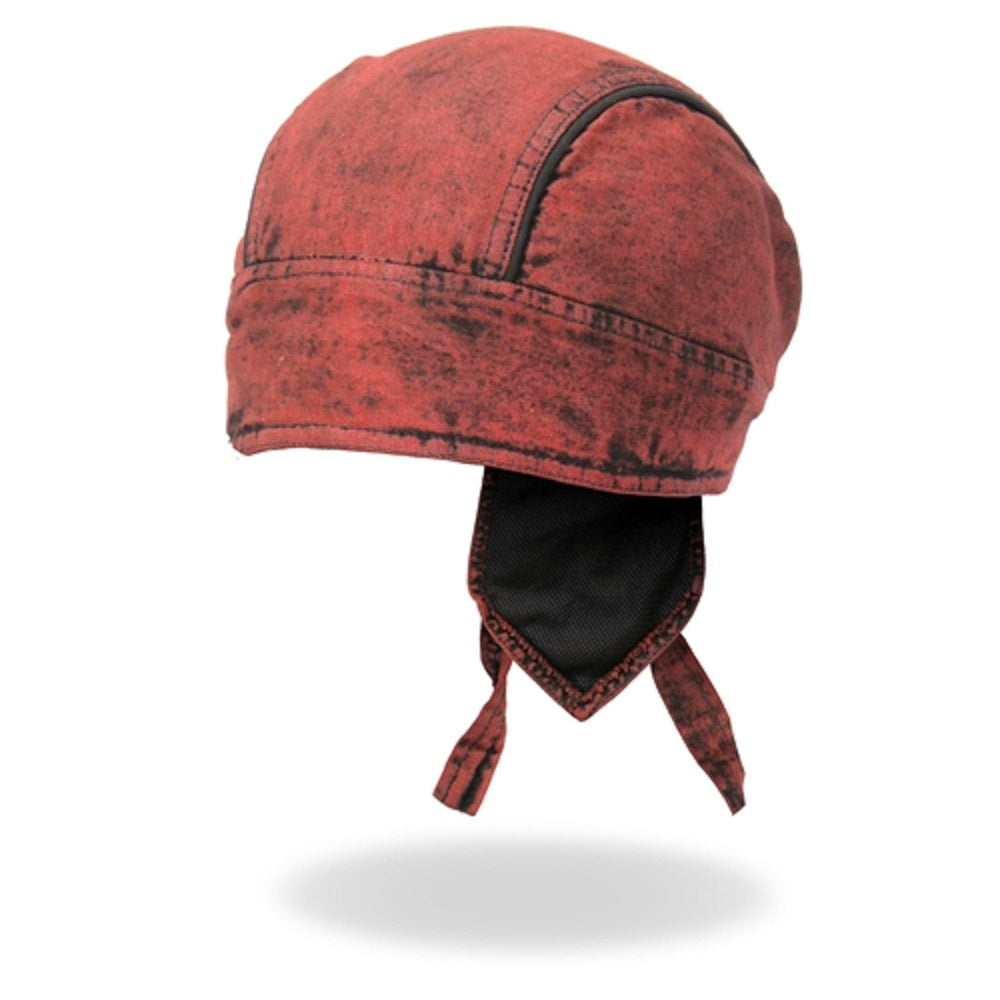 RUST DYE DENIM HEADWRAP - Officially Licensed Original Rust Dye Denim Design Lightweight Biker Machine Wash Head Wrap