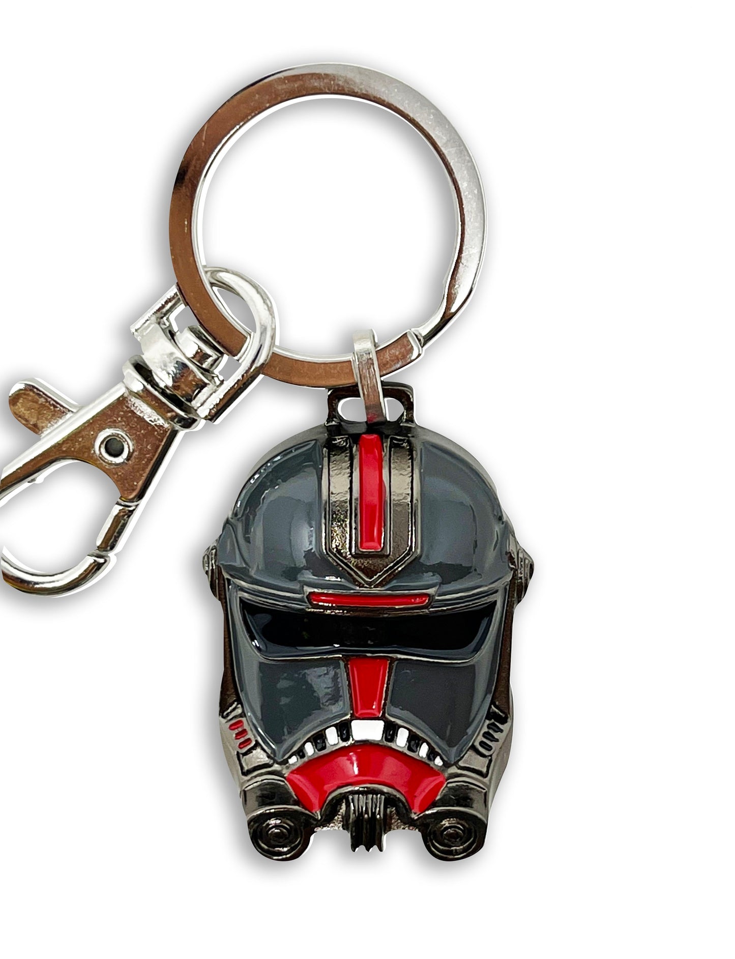 3D BAD BATCH HUNTER METAL KEYCHAIN - Officially Licensed Lucasfilm Disney+ Star Wars Bad Batch HUNTER HELMET Key Ring