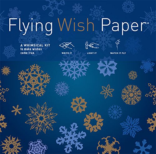 Flying Wish Paper - IT FLIES!, Pops of Periwinkle Twinkle, MIDNIGHT BLUE - 7" x 7" - Large Kits