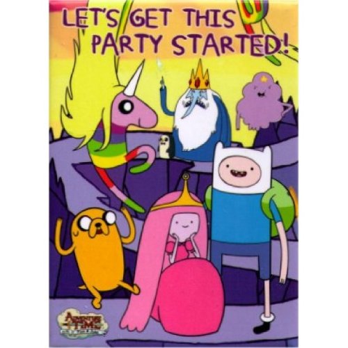 1 X ADVENTURE TIME PARTY MAGNET