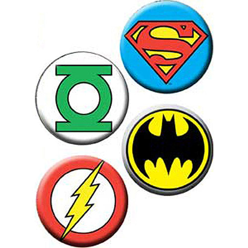 Licenses Products DC Comics Originals Symbols Assorted Artworks 1.25" Button Set, 4-Piece