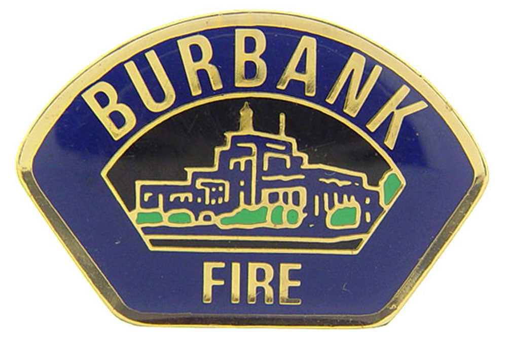 FIRE & EMS, BURBANK FIRE - Original Artwork, Expertly Designed PIN - 1"