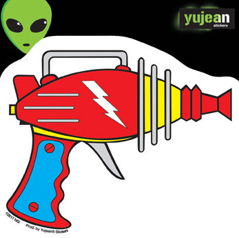 Ray Gun Celestial, Officially Licensed Original Artwork, 4.8" x 3.9" - Sticker DECAL