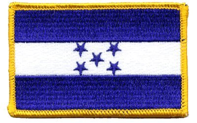 Honduras iron-on embroidered patch