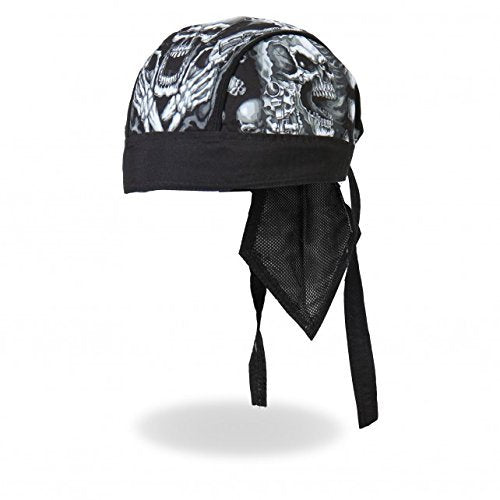 Authentic Bikers Premium Headwraps, The ASSASSIN - High Quality Micro-Fiber & Mesh Lining HEADWRAP