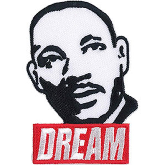 KING MARTIN LUTHER DREAM PATCH - Embroidered Iron-On / Sew-On Original Artwork PATCH - 2.38" x 3.5"