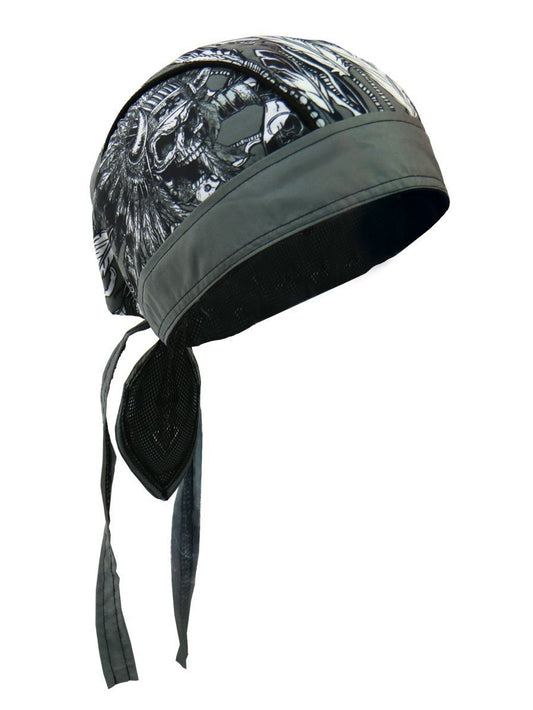 Authentic Bikers Headwraps, INDIAN CHIEF - Micro-Fiber HEADWRAP