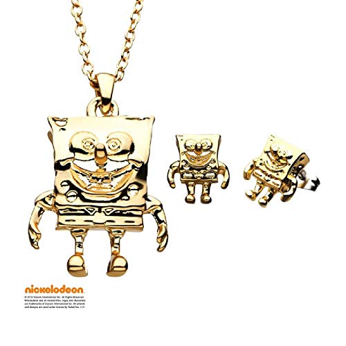 Nickelodeon - Stainless Steel Pendant & Earring Set