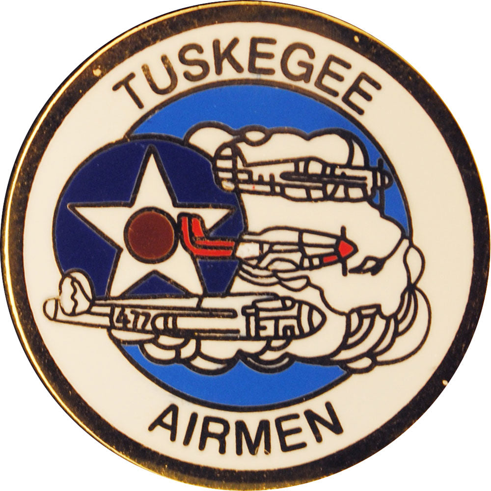 U.S. AIR FORCE, TUSKEGEE AIRMEN - Original Artwork, Expertly Designed PIN - 1"