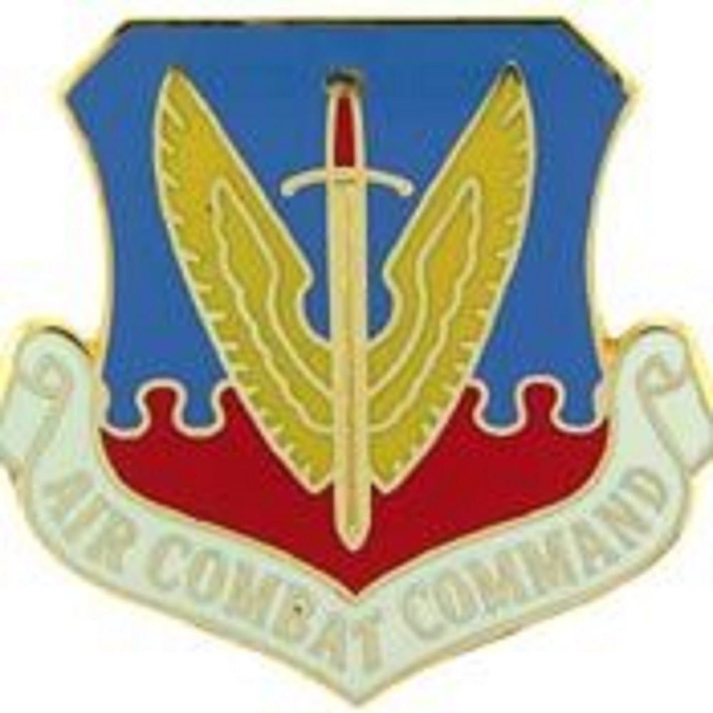 U.S. AIR FORCE, USAF AIR COMBAT Command - Original Artwork, Expertly Designed PIN - 1.5"