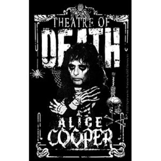 ALICE COOPER, THEATRE OF DEATH STICKER - Orignal Artwork Vinyl - Decal STICKER - 3.5" x 5.5"