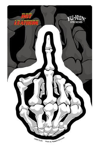 - Boney Middle Finger - Sticker / Decal