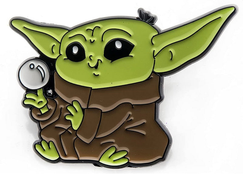 STAR WARS THE MANDALORIAN THE CHILD W/ BALL PIN - Officially Licensed Original Disney+ Star Wars The Child Enamel Pin