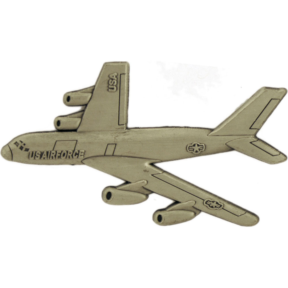AIRCRAFT & HELICOPTERS, APL KC-135 STRATOTANKER Pewter - Artwork, Expertly Designed PIN - 2.25"