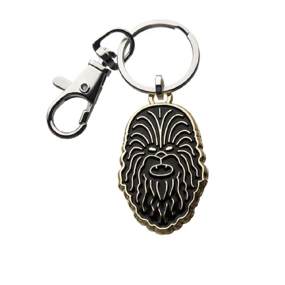 STAR WARS, CHEWBACCA KEYCHAIN - Stainless Steel Metal Key Holder KEYCHAIN
