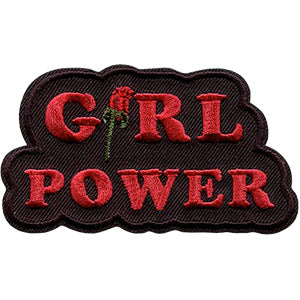 JAC GIRL POWER - Sew Iron on, Original Artwork - Patch - 2" x 3.4"