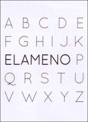 ABC Elameno Alphabet Magnet SM4762