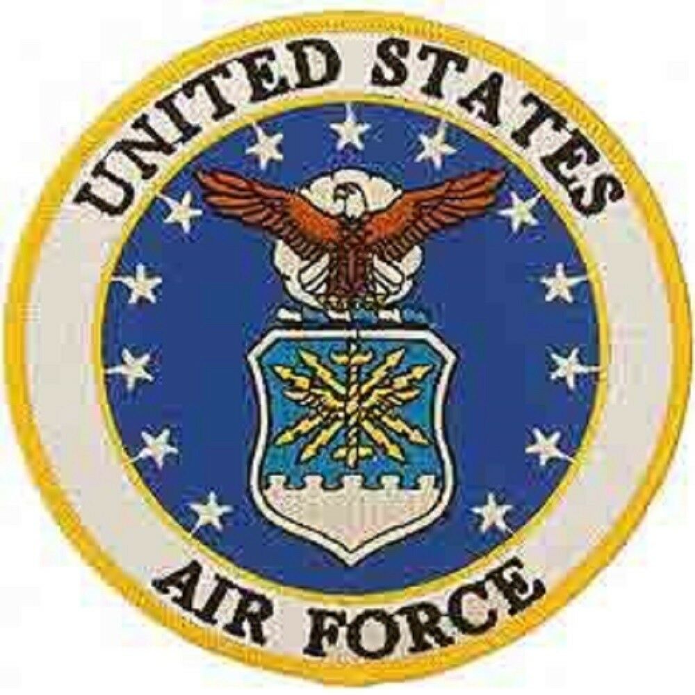 United States Air Force Emblem - Embroidered Patches, Sew On Iron On Patch - 3"