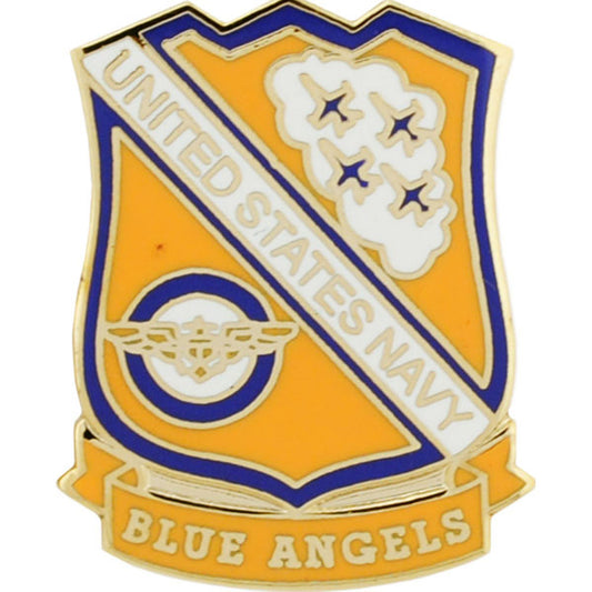 AIRCRAFT & HELICOPTERS, Blue Angeles US NAVY LOGO - Original Artwork, Expertly Designed PIN - 1"