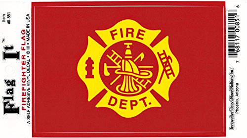 Fire Department decal for auto, truck or boat