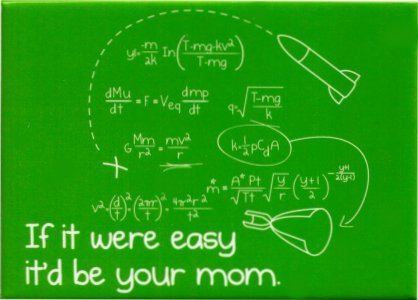 If It Were Easy It'd Be Your Mom Magnet SM4505