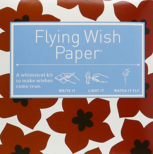 Flying Wish Paper® - Write it., Light it, & Watch it Fly - RUBY REDS - 5" x 5" - Mini Kits