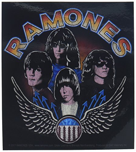 Ramones Wings, Officially Licensed Original Artwork - 4" x 4.5" - Stickers DECAL