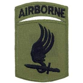 US ARMY, 173RD AIRBORNE - Novelty Patches, High Quality Embroidered Sew On Patch - 3"