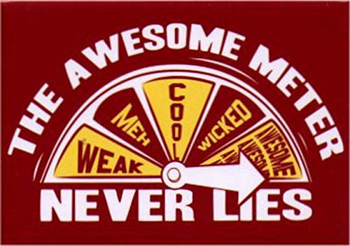The Awesome Meter Never Lies Magnet SM4027