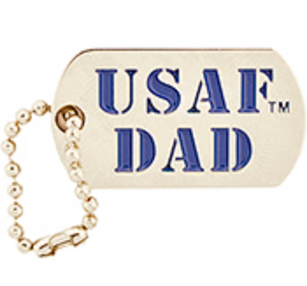 U.S. AIR FORCE, USAF EMBLEM DAD - Original Artwork, Expertly Designed PIN - 1.25"