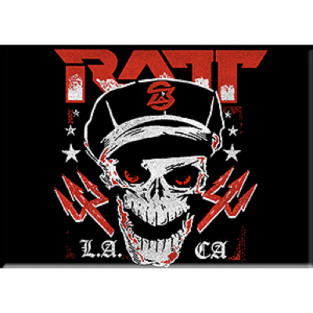 RATT SKULL MAGNET FRIDGE MAGNET - Ratt Skull Decorative Exclusive Artwork Refrigerator Fridge Magnet - 2.5" x 3.5"