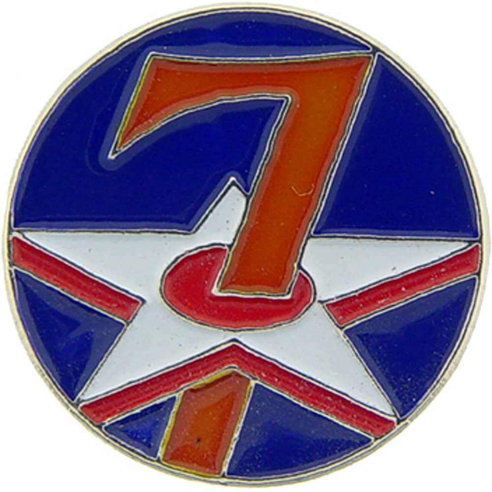 UNITED STATES AIR FORCE 007TH - Original Artwork, Expertly Designed PIN - 1"