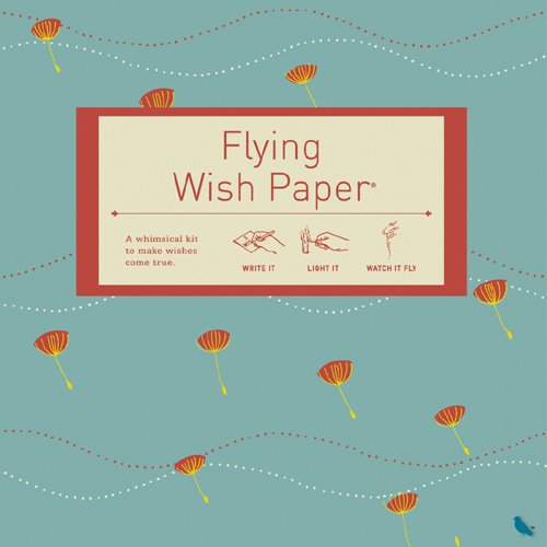 PUFFS - FLYING WISH PAPER® - Write it., Light it, & Watch it Fly, Large Kit, 7" x 7"