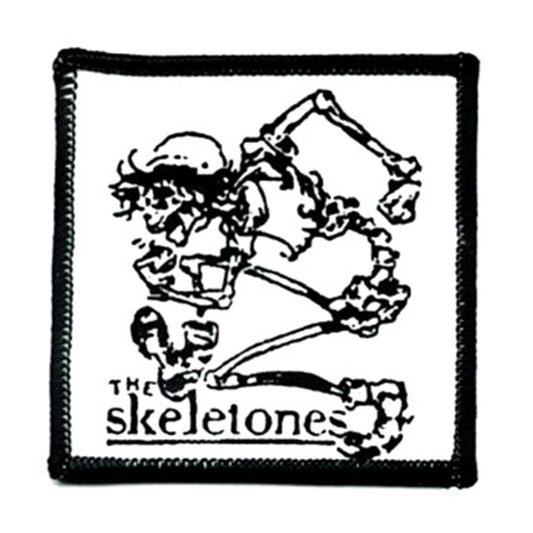 SKELETONES LOGO, Officially Licensed, Iron-On / Sew-On, Embroidered PATCH