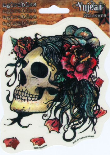 Agorables - Skull Rose - Sticker / Decal